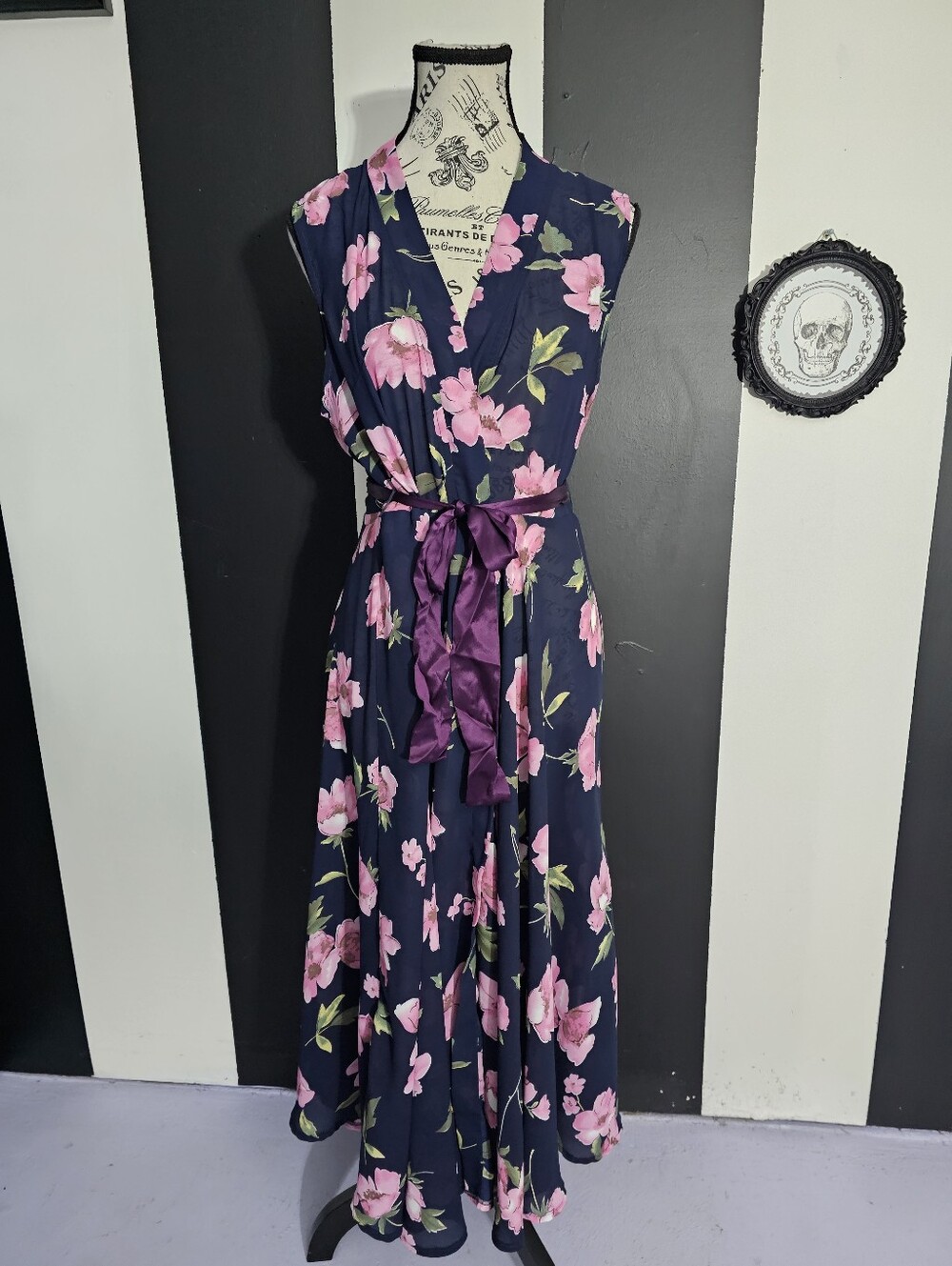 Mesh Duster Wrap Dress Combo